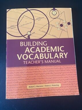 Building Academic Vocabulary Teacher's Manual - Purple Cover